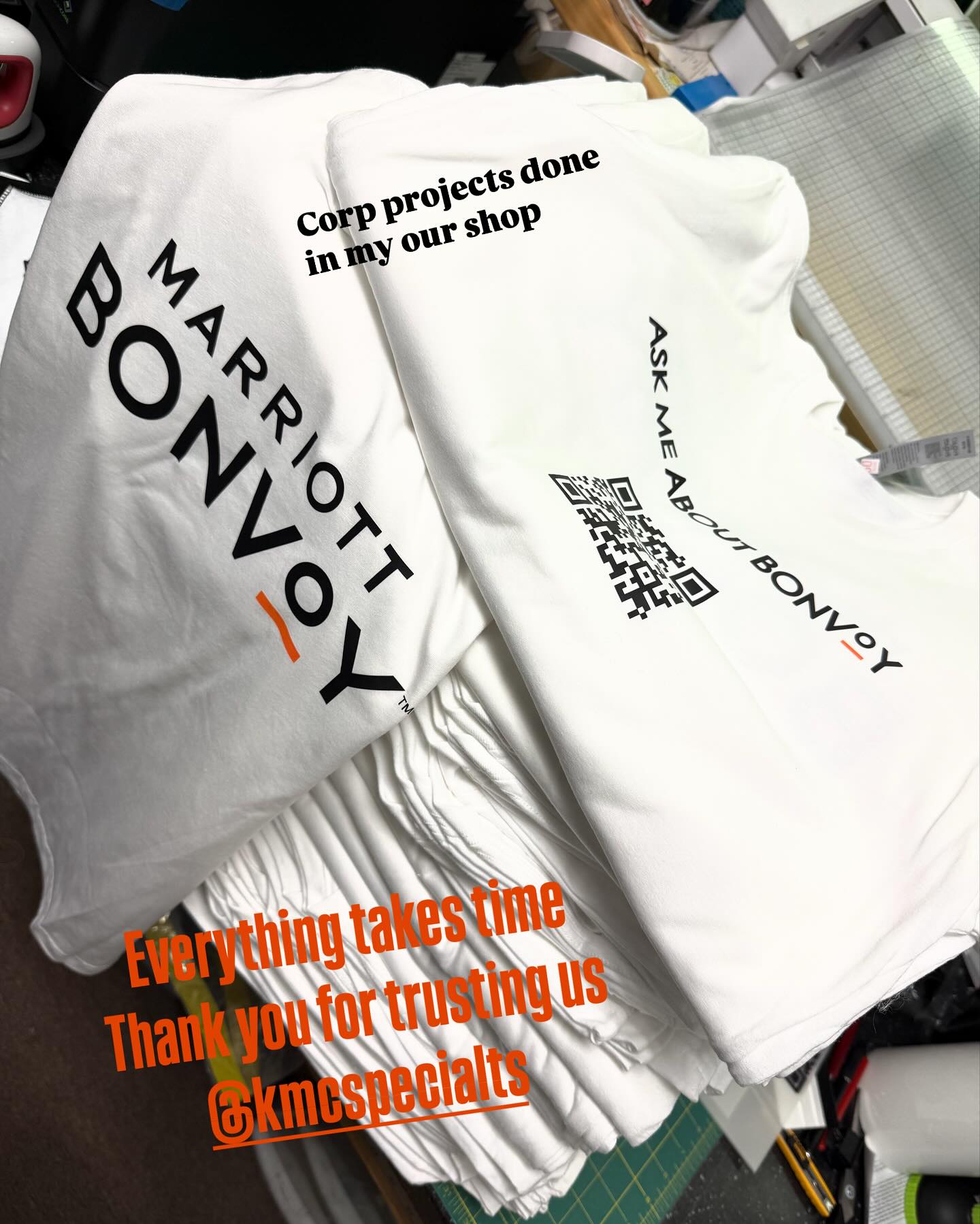 Custom printed t-shirts
